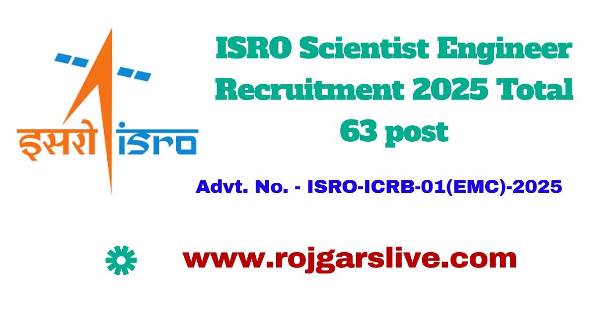 ISRO Scientist Engineer Recruitment 2025