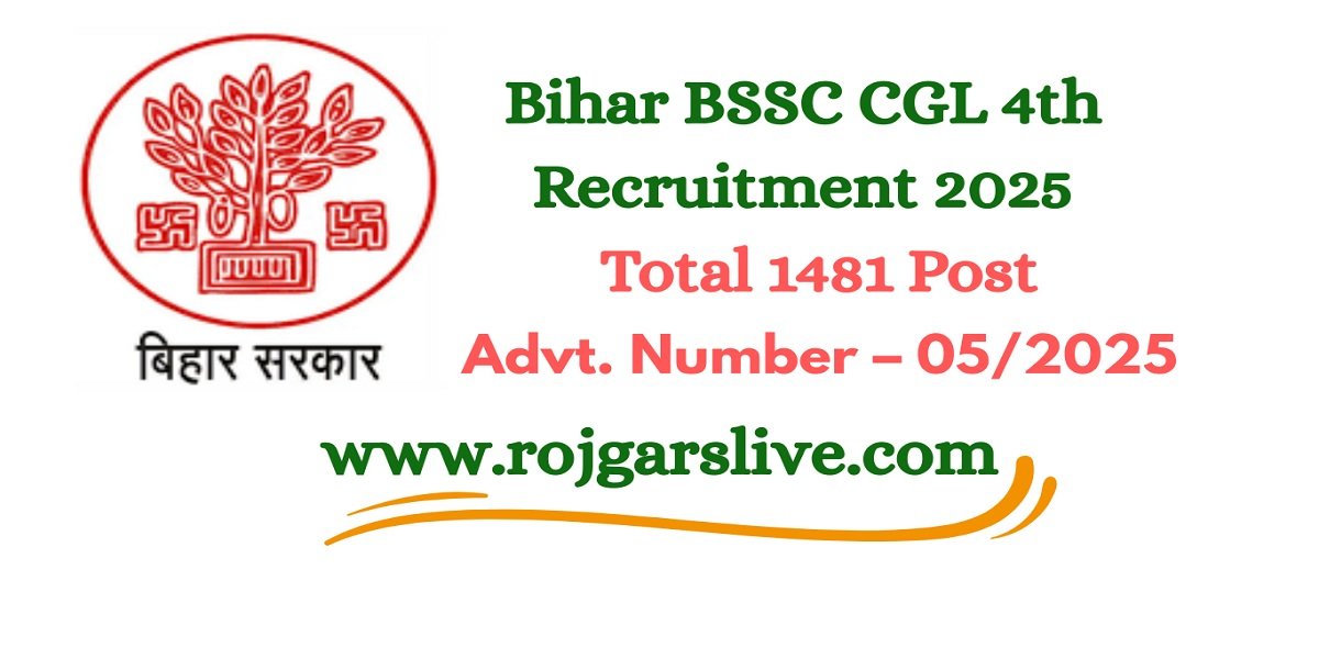 Bihar BSSC CGL 4 Recruitment 2025