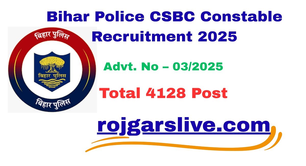 Bihar Police CSBC Constable Recruitment 2025