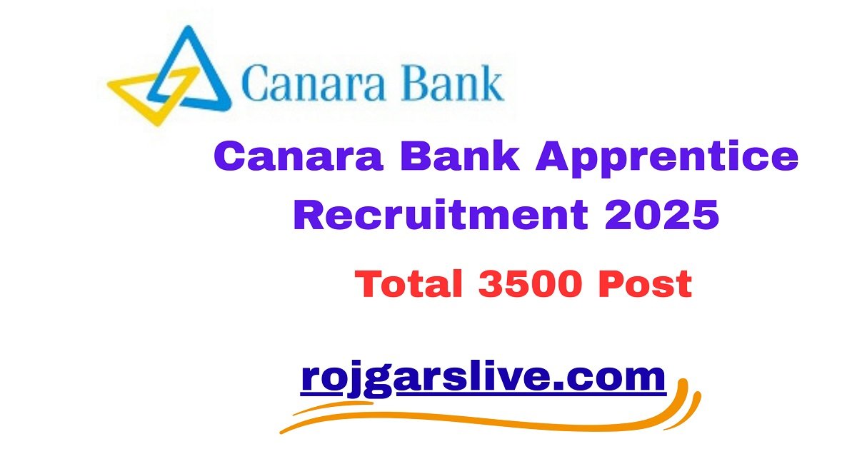 Canara Bank Apprentice Recruitment 2025