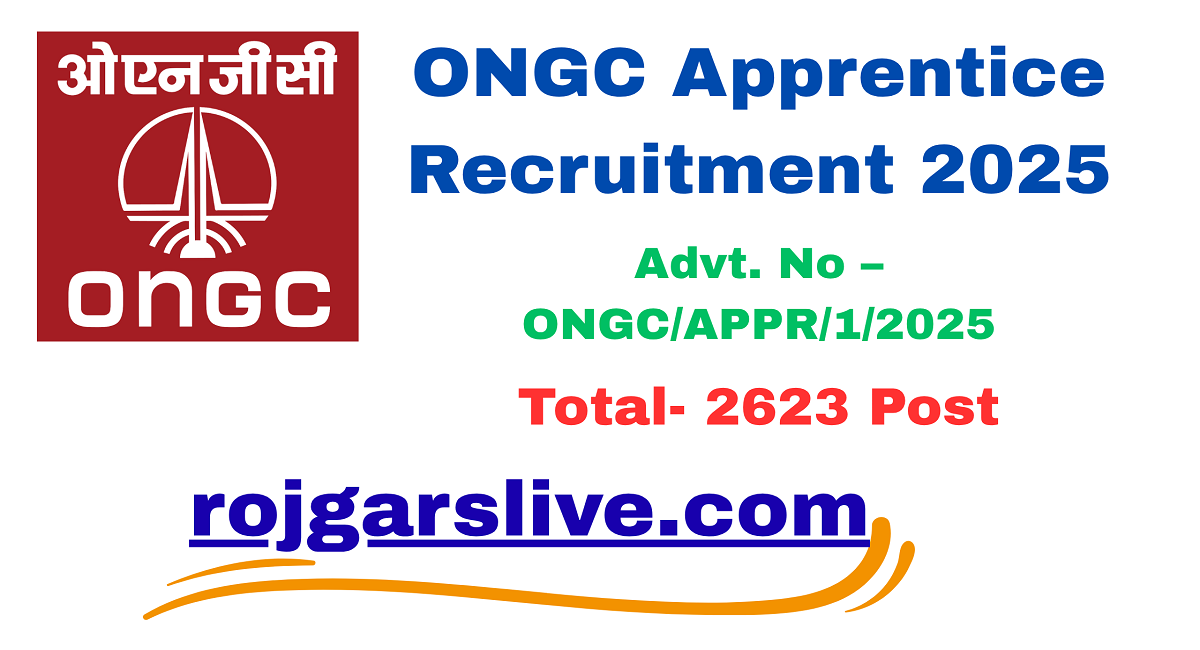 ONGC Apprentice Recruitment 2025