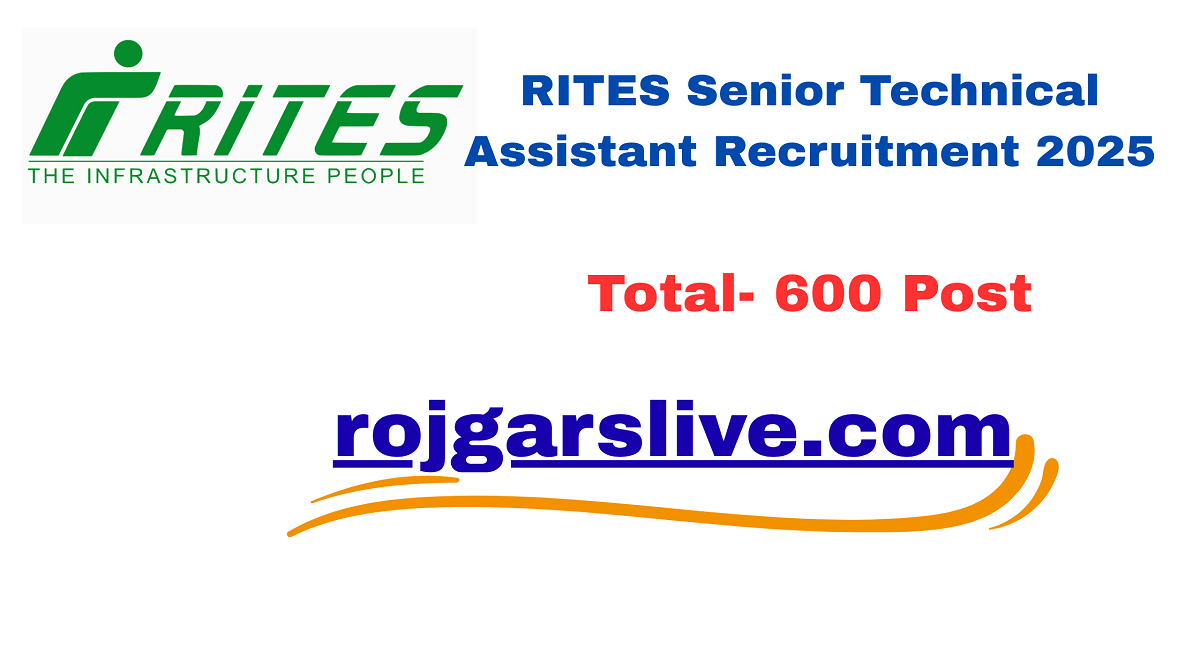 RITES Senior Technical Assistant Recruitment 2025