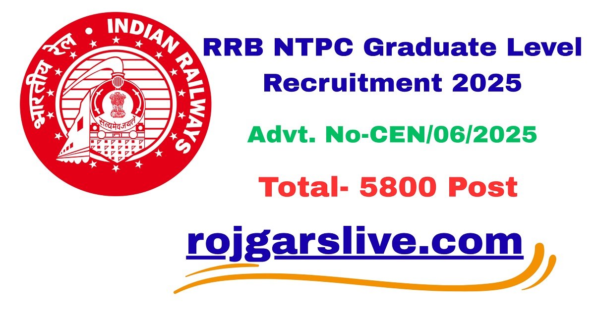 RRB NTPC Graduate Level Recruitment 2025