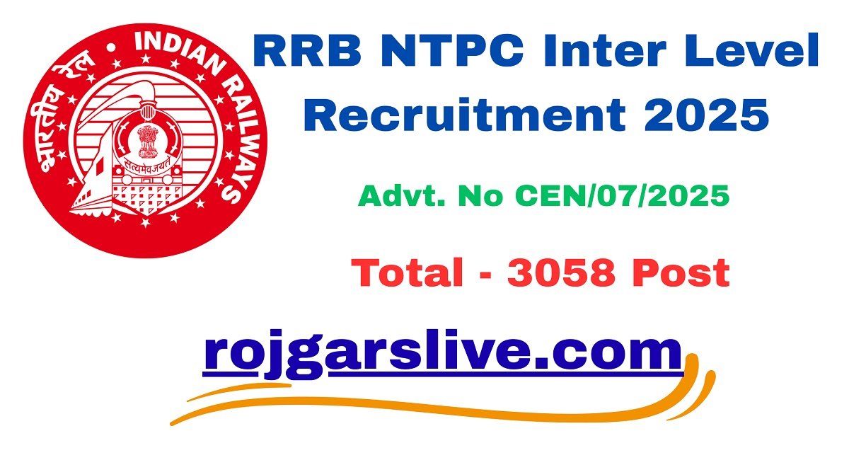 RRB NTPC Inter Level Recruitment 2025