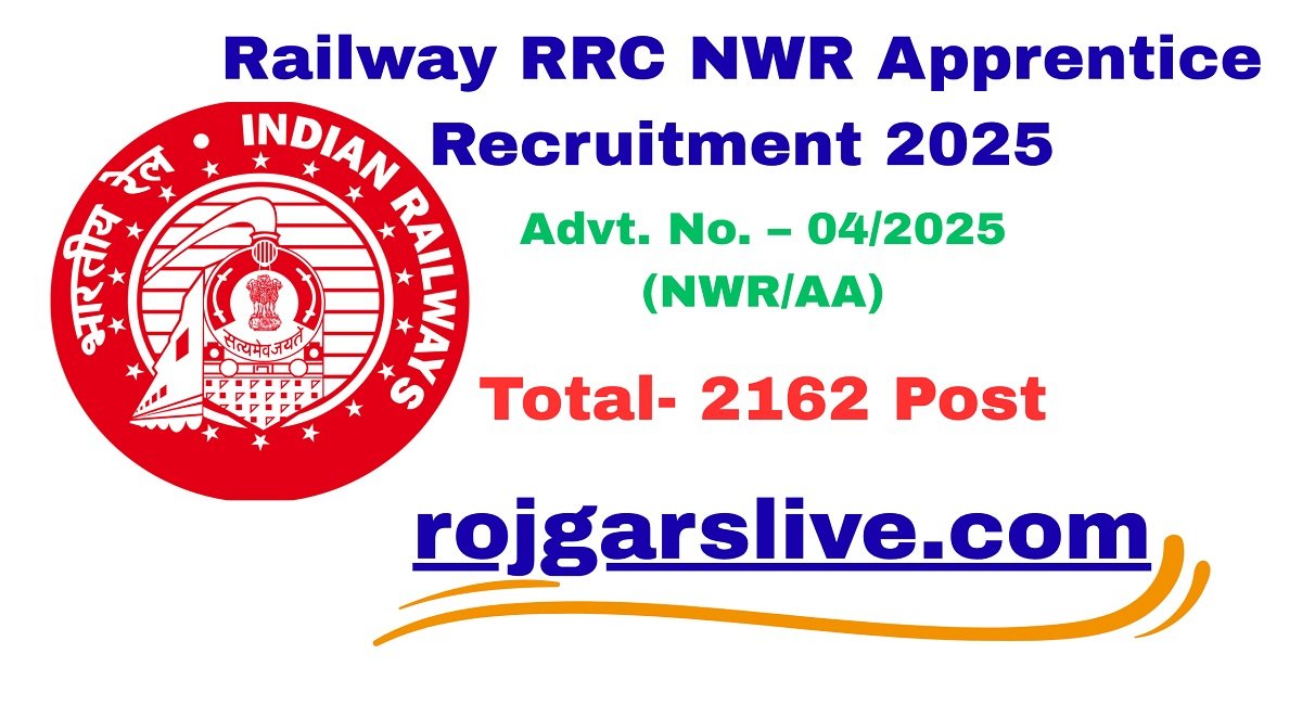 Railway RRC NWR Apprentice Recruitment 2025