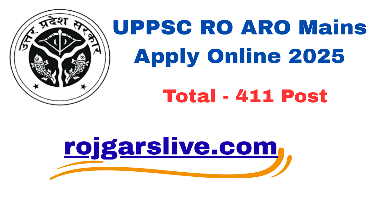 UPPSC RO ARO Mains Apply Online 2025