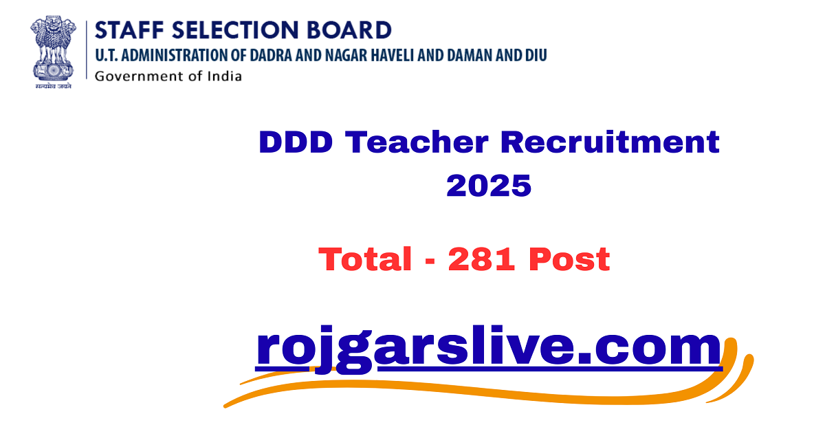 DDD Teacher Recruitment 2025