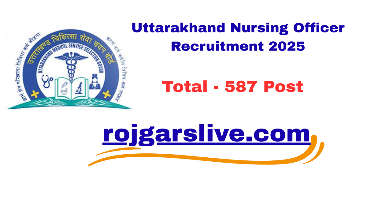 Uttarakhand Nursing Officer Recruitment 2025