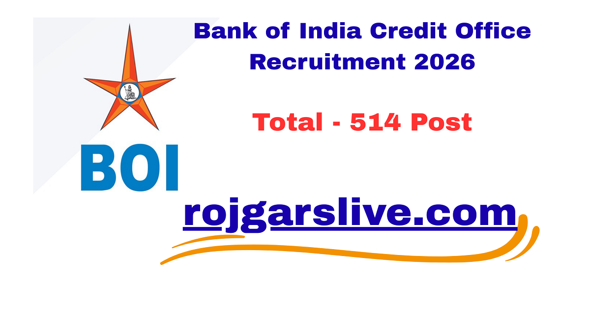 Bank of India Credit Office Recruitment 2026