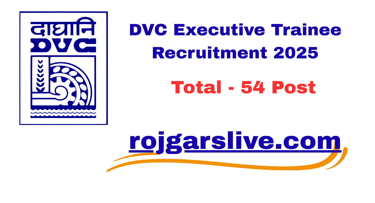 DVC Executive Trainee Recruitment 2025